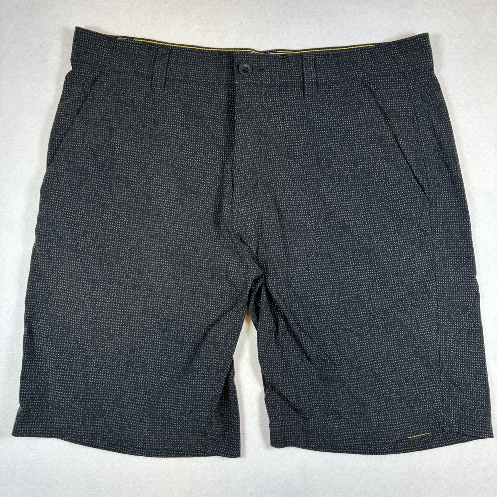 Eddie Bauer TraveX Shorts Mens 35 Dark Gray Hybrid Chino Performance Tech